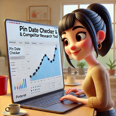 pinterest pin date checker & competitor research tool