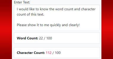 Quick Word Count Tool